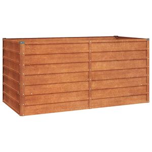 vidaXL rozsda sz&iacute;nű sz&iacute;nű corten ac&eacute;l kerti magas&aacute;gy&aacute;s 160x80x77 cm