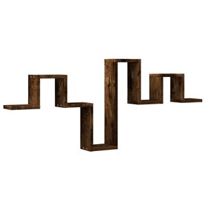 vidaXL f&uuml;st&ouml;s t&ouml;lgy sz&iacute;nű szerelt fa fali polc 104,5 x 10 x 43 cm