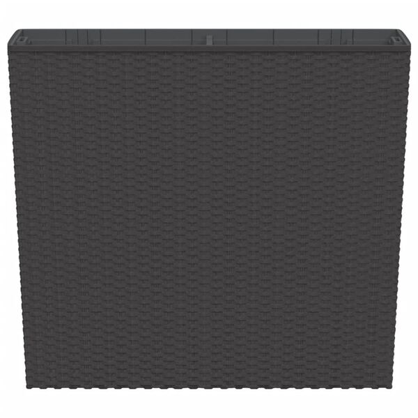 vidaXL antracit polipropil&eacute;n rattan &uuml;ltetv&eacute;ny kivehető belsővel