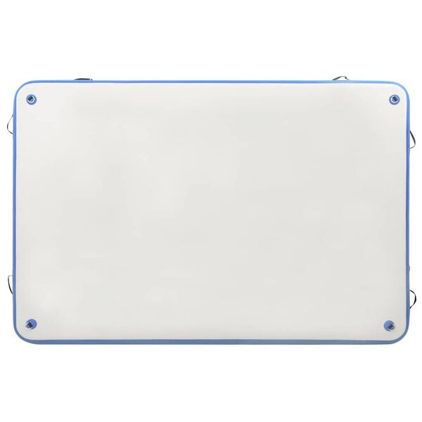 vidaXL k&eacute;k &eacute;s feh&eacute;r felf&uacute;jhat&oacute; &uacute;sz&oacute;matrac 200 x 150 x 15 cm