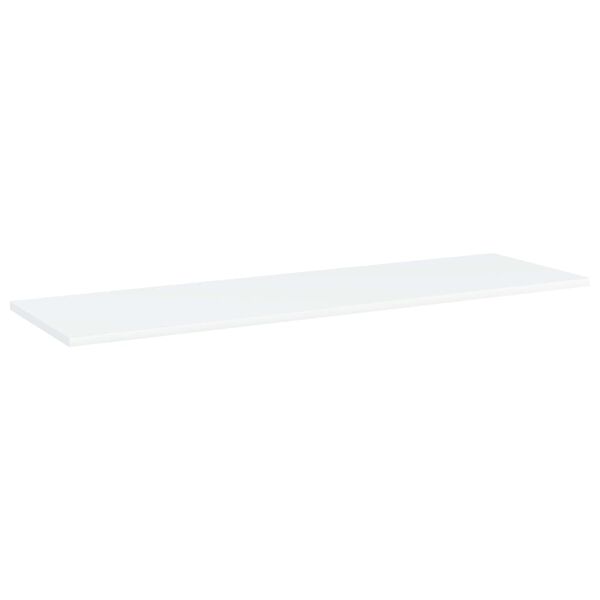 vidaXL 8 db fehér forgácslap könyvespolc 100 x 30 x 1,5 cm