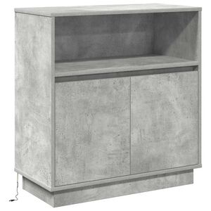 vidaXL LED t&aacute;lal&oacute; Beton sz&uuml;rke 71 x 34,5 x 75 cm Faanyag
