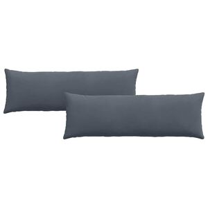 vidaXL Kanap&eacute; p&aacute;rn&aacute;k 2 pcs S&ouml;t&eacute;tsz&uuml;rke 120 x 40 cm B&aacute;rsonyos sz&ouml;vet
