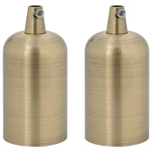 vidaXL 2 db bronz l&aacute;mpatart&oacute;k E27