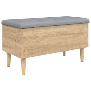 vidaXL sonoma t&ouml;lgy sz&iacute;nű szerelt fa t&aacute;rol&oacute;pad 82x42x46 cm
