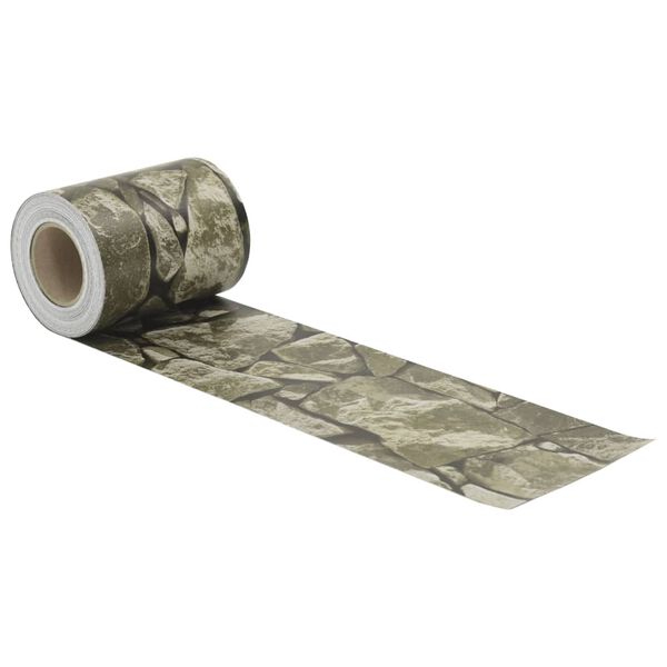 vidaXL 2 db sz&uuml;rke kőmint&aacute;s PVC kerti bel&aacute;t&aacute;s elleni parav&aacute;n 35x0,19 m