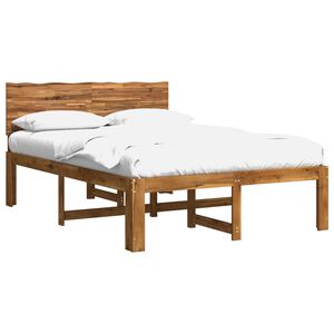 vidaXL Dupla &aacute;gykeret fejt&aacute;ml&aacute;val ROSTOCK Term&eacute;szetes 120 x 200 cm