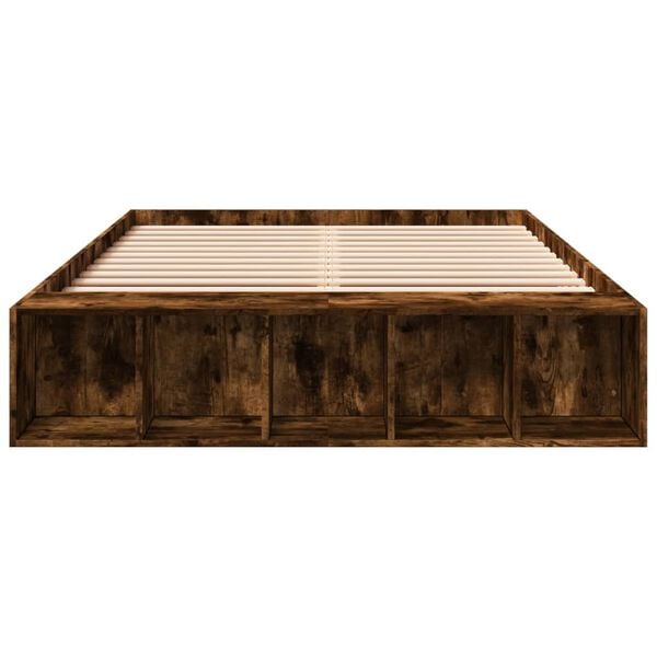 vidaXL f&uuml;st&ouml;s t&ouml;lgy sz&iacute;nű szerelt fa &aacute;gykeret 120 x 200 cm