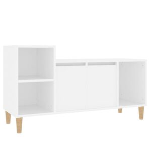 vidaXL feh&eacute;r szerelt fa TV-szekr&eacute;ny 100x35x55 cm