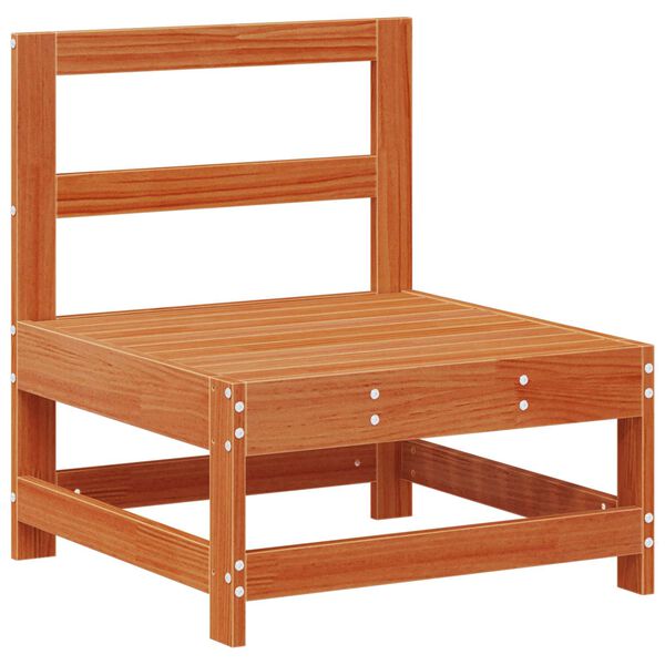 vidaXL Kerti lounge szett 10 pcs Viaszbarna T&ouml;m&ouml;r fenyő