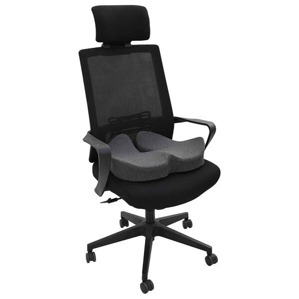 vidaXL &Uuml;lőp&aacute;rna Egysz&iacute;nű S&ouml;t&eacute;tsz&uuml;rke 50 x 43 x 10 cm Mem&oacute;riahab