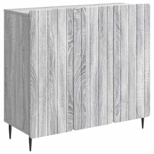 vidaXL Sz&eacute;f Sz&uuml;rke Sonoma 89 x 34,5 x 82 cm Szerelt Fa