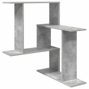vidaXL Falpolc Betonsz&uuml;rke 67 x 67 x 87 cm Szerelt Fa