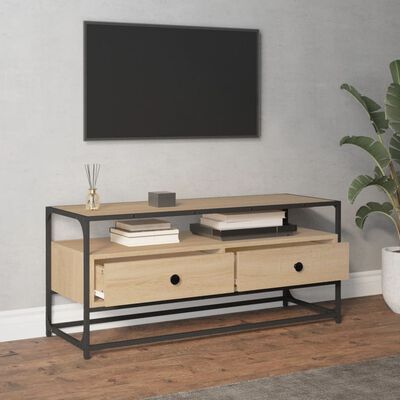 vidaXL sonoma tölgy színű szerelt fa TV-szekrény 100 x 35 x 45 cm