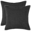 vidaXL P&aacute;rna huzat 2 db HOUTEN S&ouml;t&eacute;tsz&uuml;rke 40 x 40 cm Boucl&eacute;