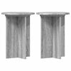 vidaXL N&ouml;v&eacute;ny&aacute;llv&aacute;ny 2 pcs Sz&uuml;rke Sonoma &Oslash;29,5 x 40 cm Szerelt Fa