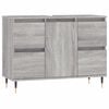 vidaXL sz&uuml;rke sonoma sz&iacute;nű szerelt fa mosd&oacute;szekr&eacute;ny 80 x 33 x 60 cm