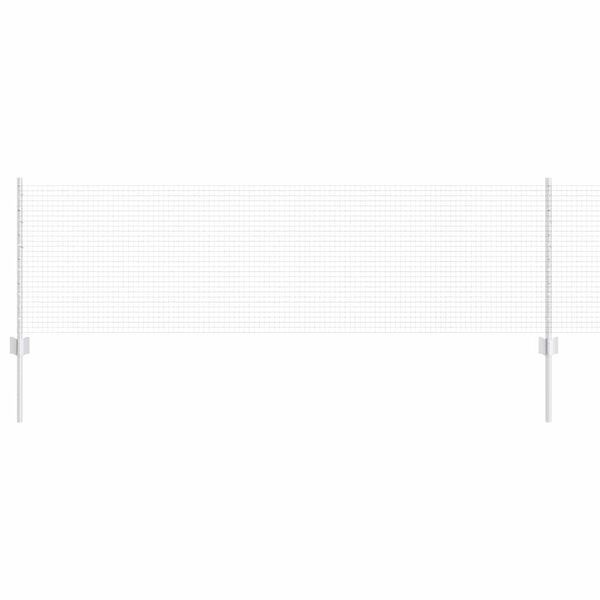 vidaXL Ker&iacute;t&eacute;s oszlopokkal Ez&uuml;st 0,6 x 50 m Ac&eacute;l