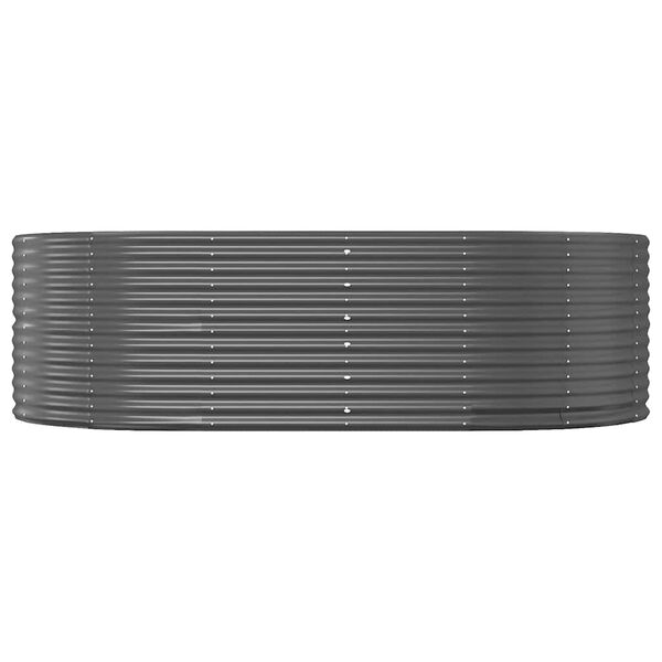 vidaXL antracit sz&iacute;nű horganyzott ac&eacute;l kerti magas&aacute;gy&aacute;s 212 x 140 x 68 cm