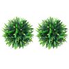 vidaXL 2 db z&ouml;ld mesters&eacute;ges boxwood g&ouml;mb&ouml;k LED f&eacute;nyekkel 20 cm