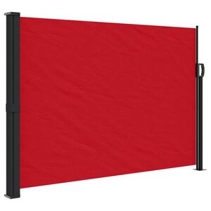 vidaXL piros beh&uacute;zhat&oacute; oldals&oacute; napellenző 140 x 600 cm