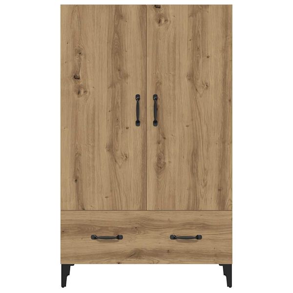 vidaXL Highboard artisan t&ouml;lgy 70x31x115 cm g&eacute;pi &uacute;ton elő&aacute;ll&iacute;tott fa