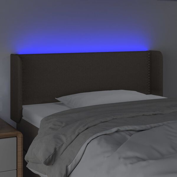 vidaXL t&oacute;psz&iacute;nű sz&ouml;vet LED-es fejt&aacute;mla 83 x 16 x 78/88 cm