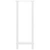 vidaXL 2 db fehér bárasztal láb 40 x (100-101) cm acél
