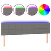 vidaXL s&ouml;t&eacute;tsz&uuml;rke sz&ouml;vet LED-es fejt&aacute;mla 200x5x78/88 cm