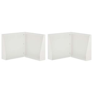 vidaXL T&aacute;mfal 2 db 50 x 50 x 30 cm Ac&eacute;l Feh&eacute;r