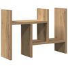 vidaXL &Iacute;r&oacute;asztali rendező Artisan t&ouml;lgy 50 x 15,5 x 35,5 cm Szerelt Fa