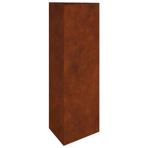 vidaXL corten ac&eacute;l n&ouml;v&eacute;nytart&oacute; 30x26x75 cm