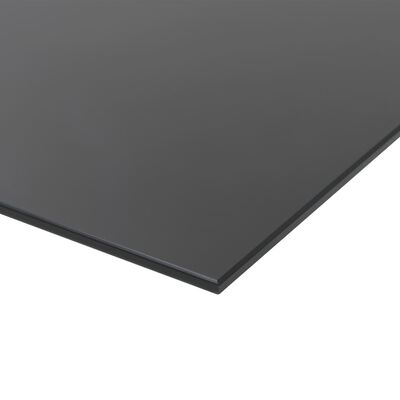 vidaXL fekete, falra szerelhető mágneses üvegtábla 60 x 20 cm