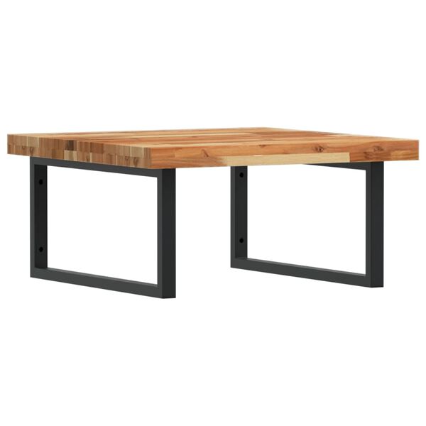 vidaXL ac&eacute;l &eacute;s t&ouml;m&ouml;r ak&aacute;cfa falra szerelhető mosd&oacute;polc