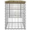 vidaXL impregn&aacute;lt fenyőfa gabion kerti pad 103 x 31 x 42 cm