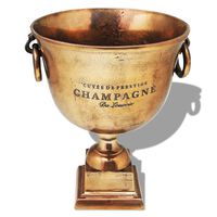 vidaXL győzelmi kupa pezsgőhűtő vörösréz barna
