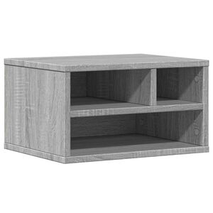 vidaXL sz&uuml;rke sonoma sz&iacute;nű szerelt fa nyomtat&oacute;&aacute;llv&aacute;ny 40x32x22,5 cm