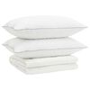 vidaXL 90% l&uacute;d toll paplan szett FULDA 3 db 200 x 220 cm Ny&aacute;ri 100 GSM