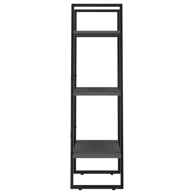 vidaXL szürke forgácslap tárolópolc 60 x 30 x 105 cm