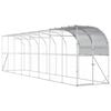 vidaXL Falat t&aacute;maszt&oacute; ty&uacute;k&oacute;l Ez&uuml;st 800 x 100 x 215 cm Horganyzott Ac&eacute;l
