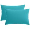 vidaXL P&aacute;rna huzat 2 pcs HEERLEN T&uuml;rkiz 30 x 50 cm Poli&eacute;szter