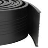 vidaXL Gar&aacute;zs Ajt&oacute; T&ouml;m&iacute;t&eacute;s Fekete 70 x 6 mm 2,5 m PVC