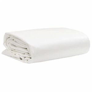 vidaXL feh&eacute;r ponyva 3 x 3 m 650 g/m&sup2;