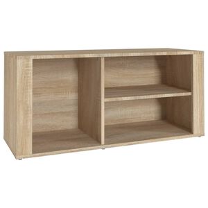 vidaXL sonoma t&ouml;lgy sz&iacute;nű szerelt fa cipőszekr&eacute;ny 100x35x45 cm