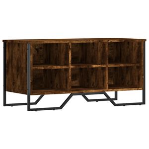 vidaXL f&uuml;st&ouml;s t&ouml;lgy sz&iacute;nű szerelt fa cipőszekr&eacute;ny 90 x 38 x 45,5 cm