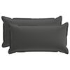 vidaXL P&aacute;rna 2 db HOUTEN Antracitsz&uuml;rke 40 x 80 cm Poli&eacute;szter
