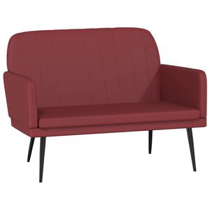 vidaXL bord&oacute; műbőr pad 107 x 80 x 81 cm