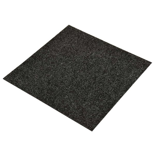 vidaXL Szőnyeg 20 pcs Fekete 50 x 50 x 0,5 cm Bitumen