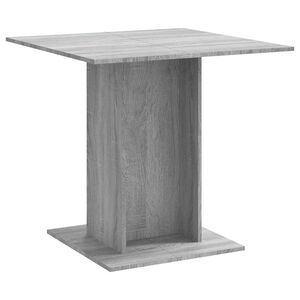 vidaXL sz&uuml;rke t&ouml;lgysz&iacute;nű szerelt fa &eacute;tkezőasztal 80 x 80 x 75 cm