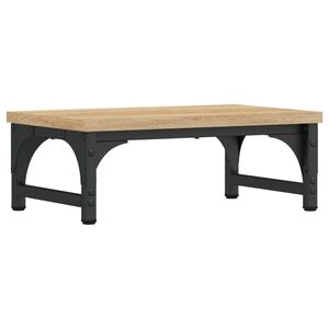 vidaXL sonoma t&ouml;lgy sz&iacute;nű szerelt fa monitor&aacute;llv&aacute;ny 37 x 23 x 14 cm